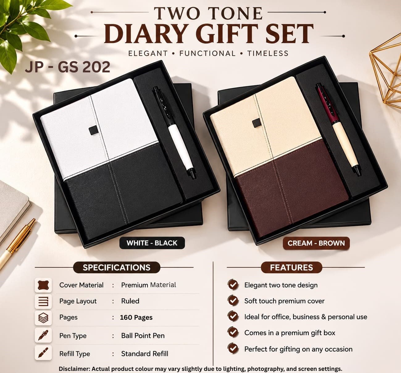 2-in-1 Diary Gift Set GS 202