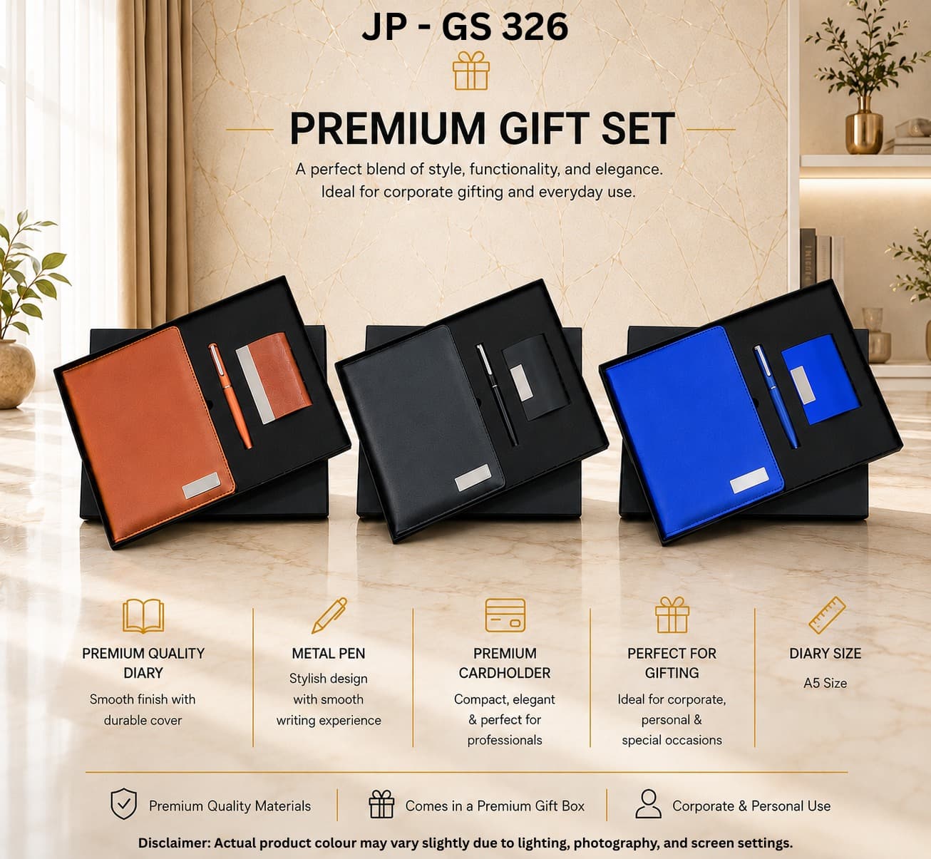 3-in-1 Diary Gift Set GS 326