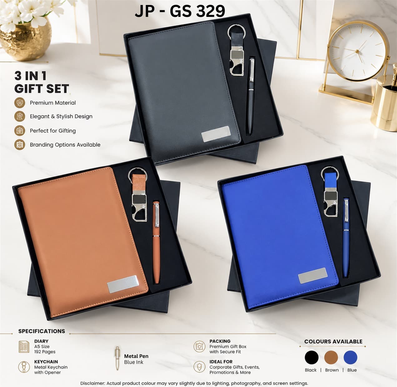 3-in-1 Diary Gift Set GS 329