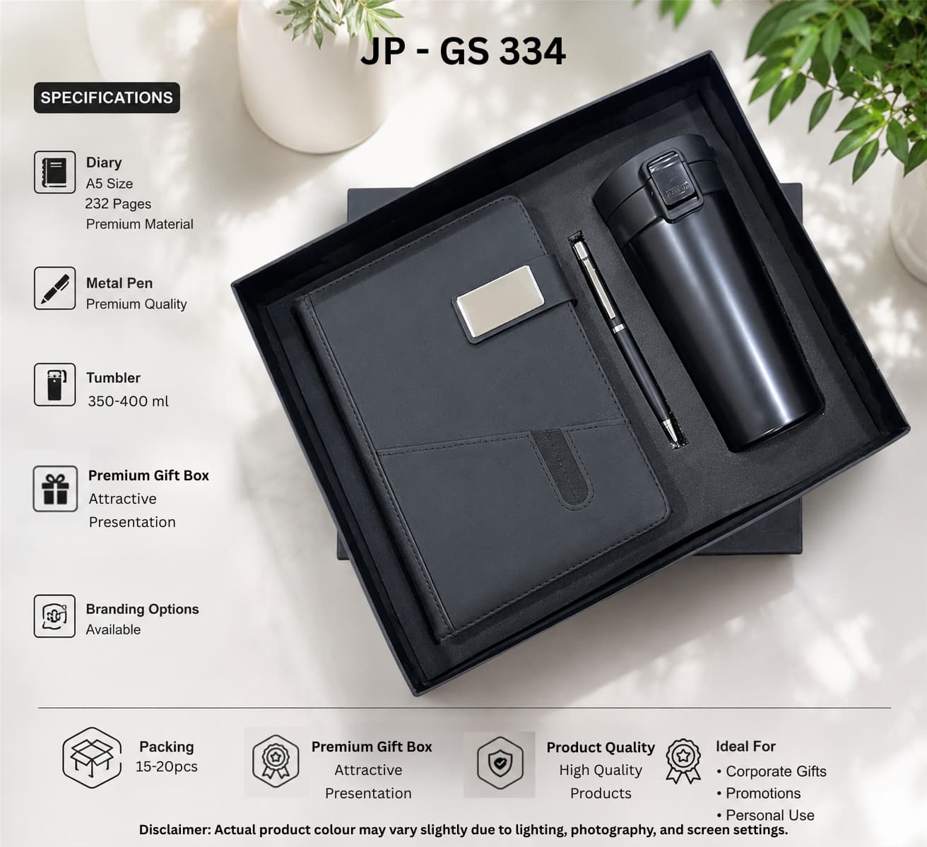 3-in-1 Diary Gift Set GS 334