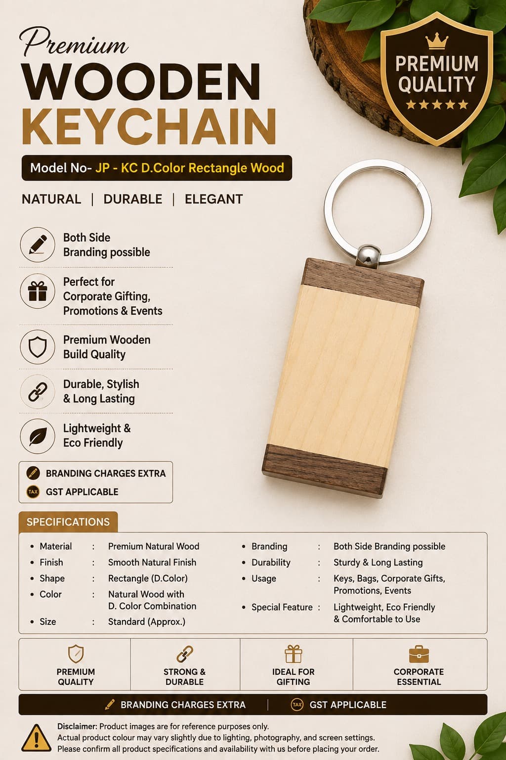 KC D.Color Rectangle Wood