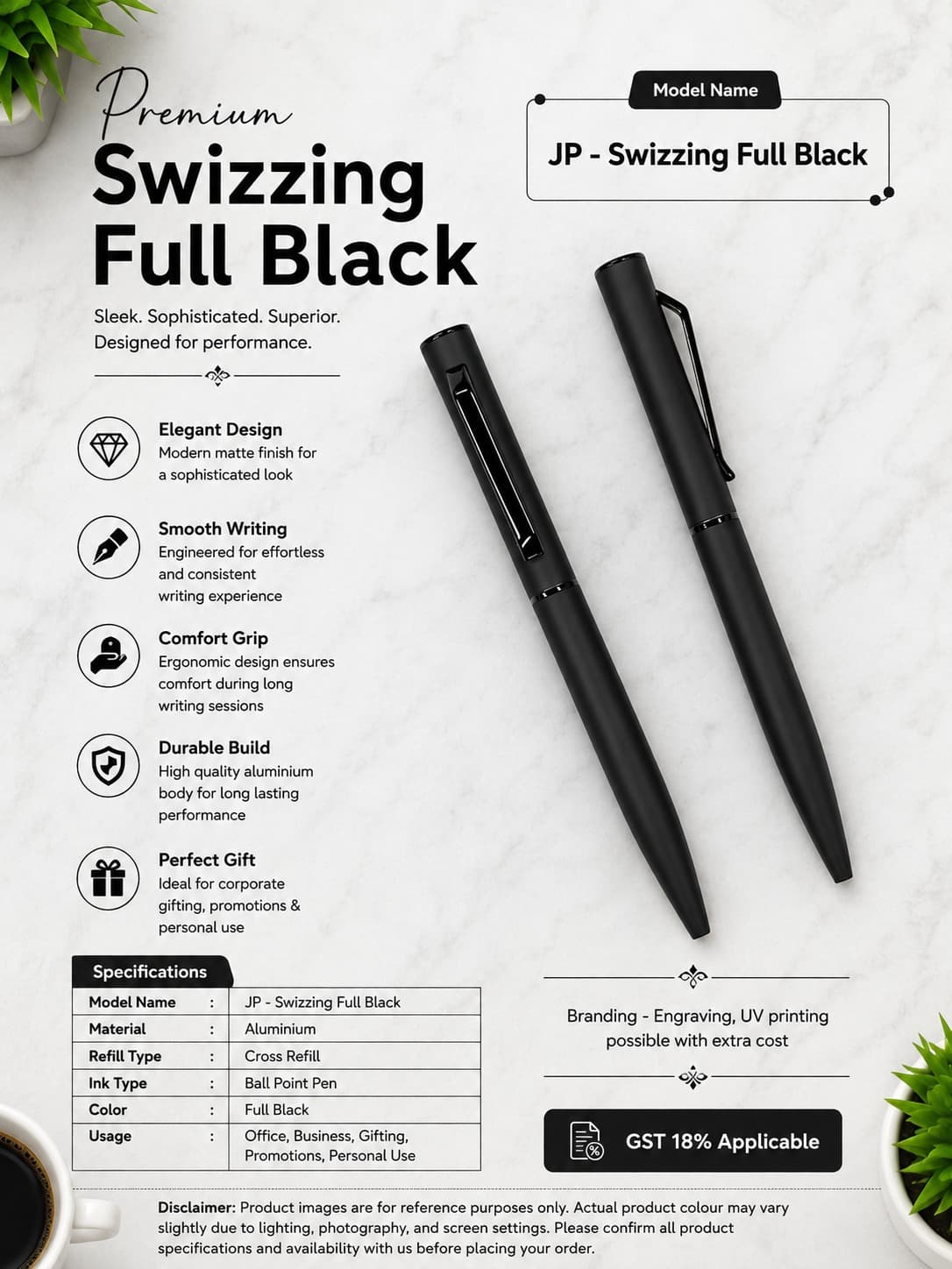 Pen Swizzing Full Black