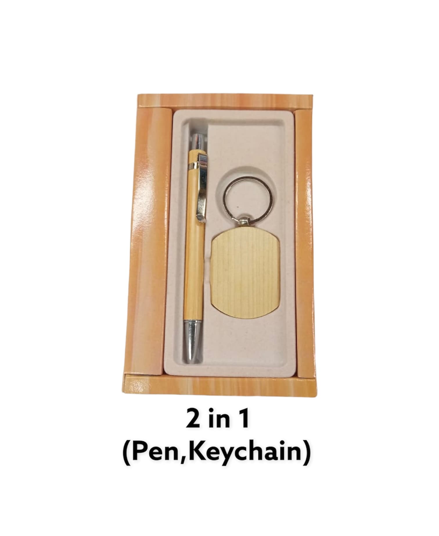 Wooden Pen Stand 2 In 1