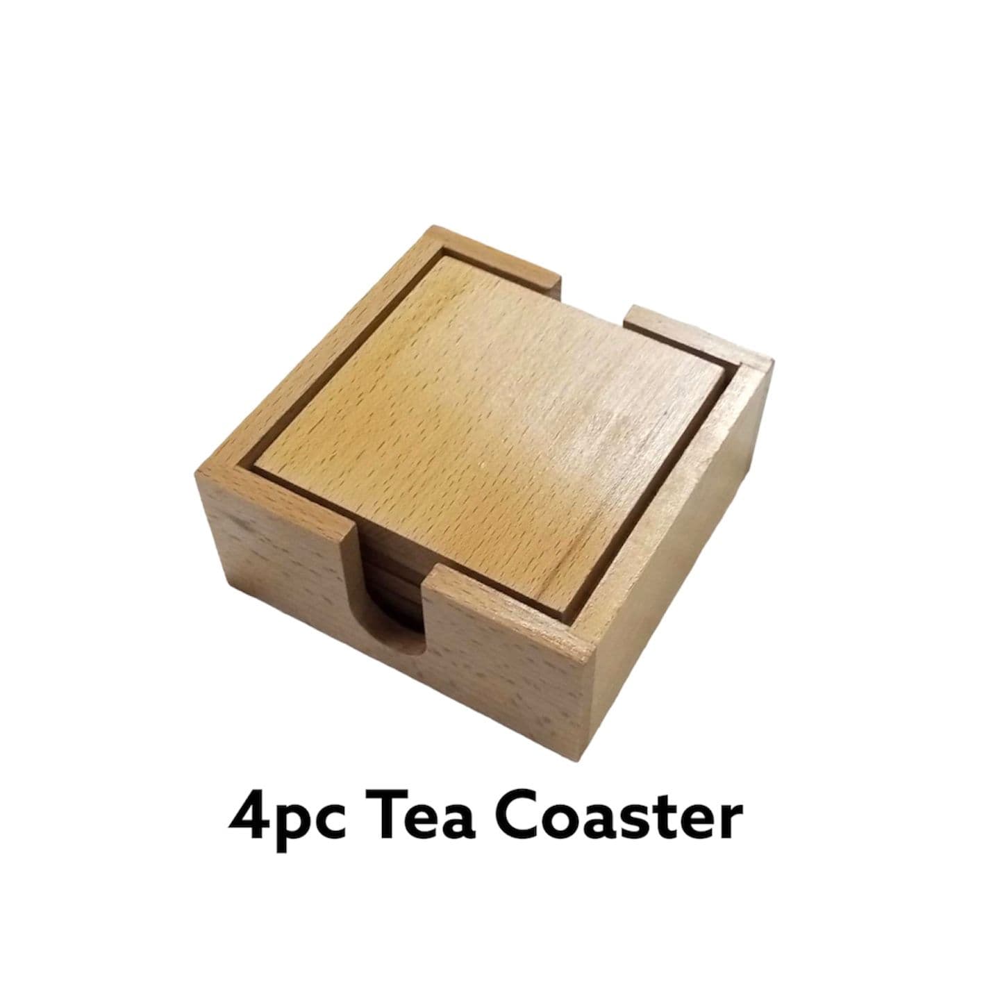 Wooden Pen Stand 4pcs Tea Coaster