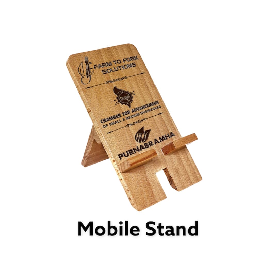 Wooden Pen Stand Mobile Stand